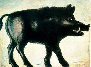 A Black Wild Boar Niko Pirosmanashvili